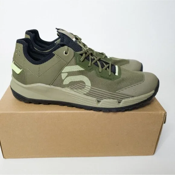 Five Ten Trailcross LT Mountain Bike Shoes Focus Olive/Pulse Lime Sz 11 - Picture 4 of 8